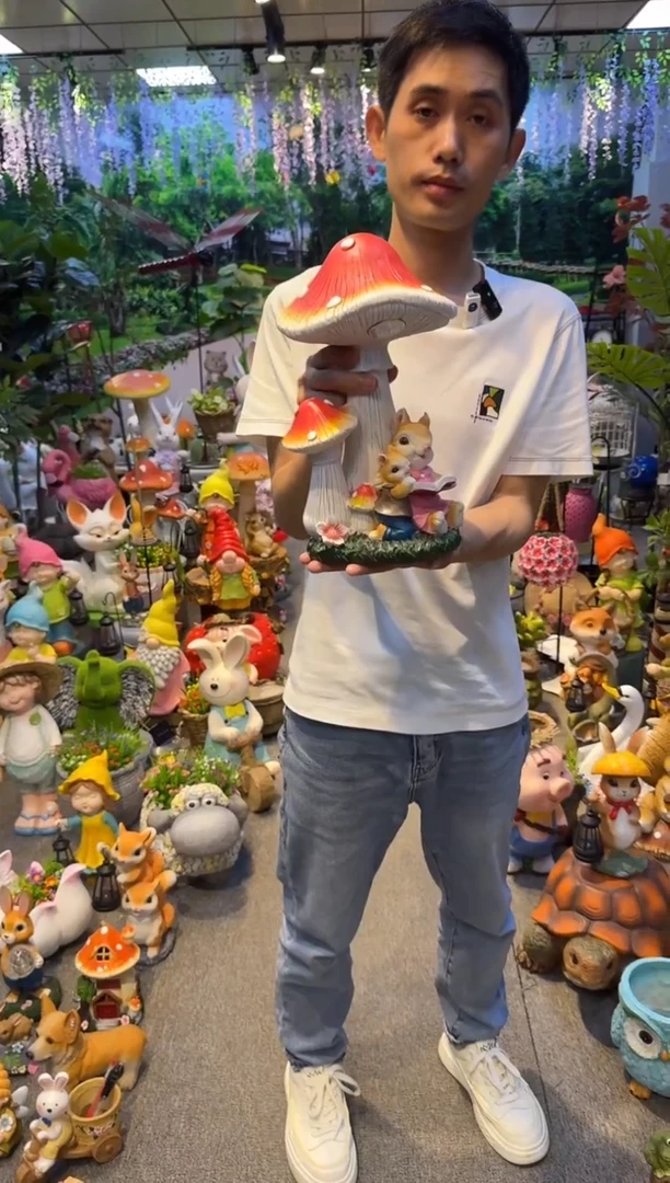 无花朵花园庭院摆件&00&