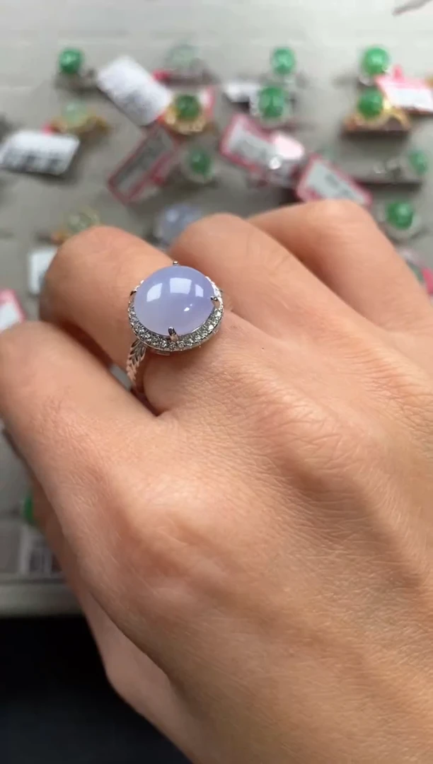 【闪购商品】翡翠戒指银S925镶嵌111111--1