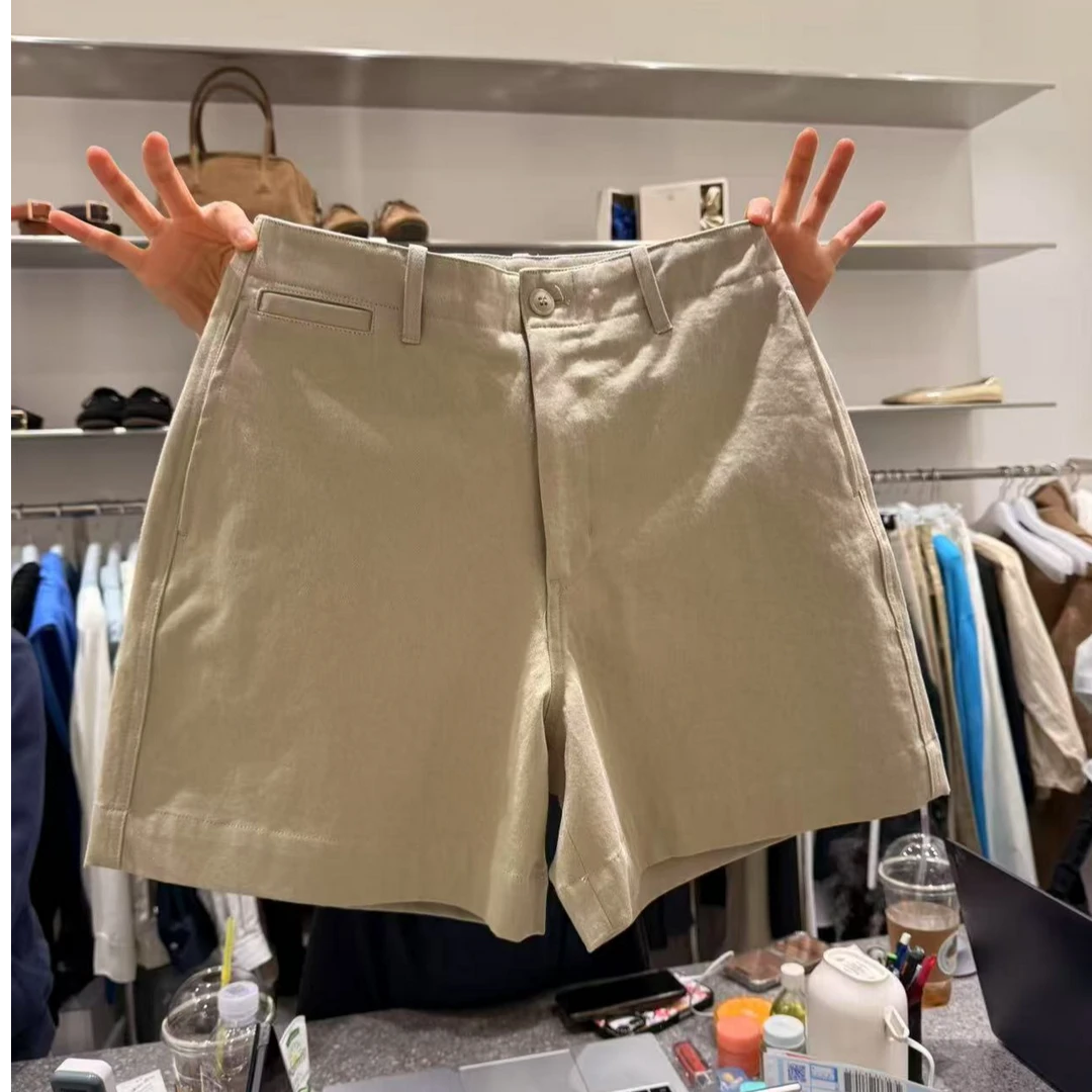 东大门WO简约纯色短裤/NO退换
