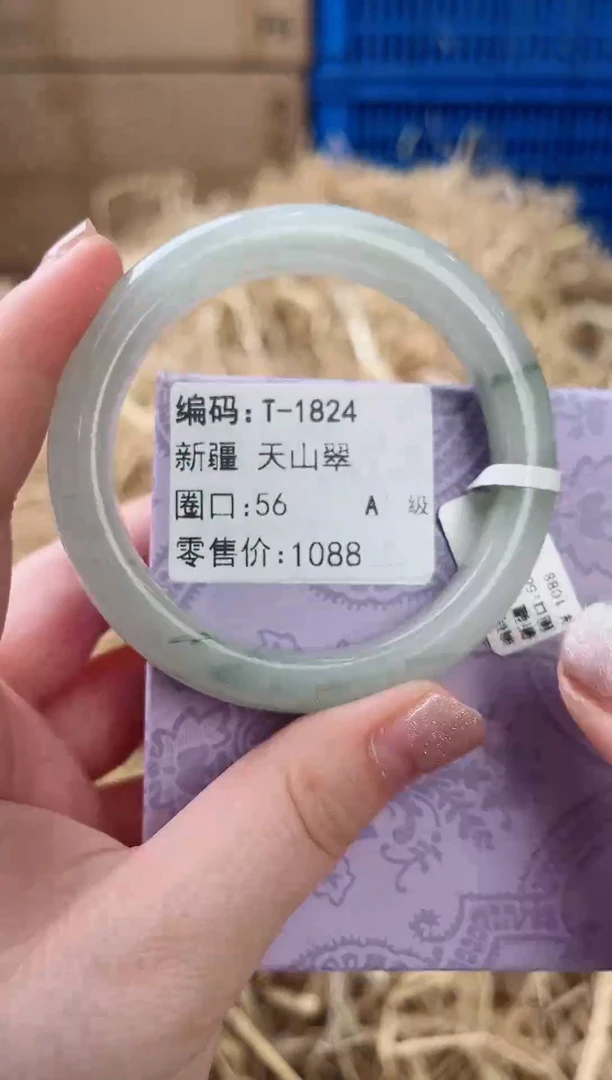 未镶嵌手镯石英质玉T-1824