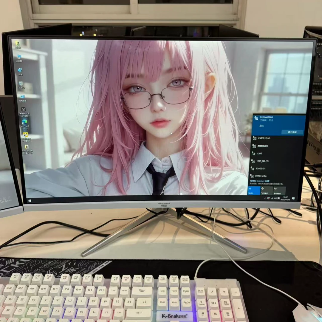 95新   高色域 【24寸】显示器（VGA+HDMI）原彩高清作图 二手