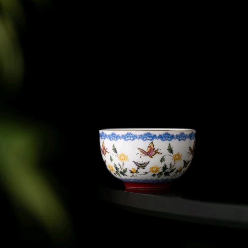 XT0008 享陶 蝶恋花红主人杯