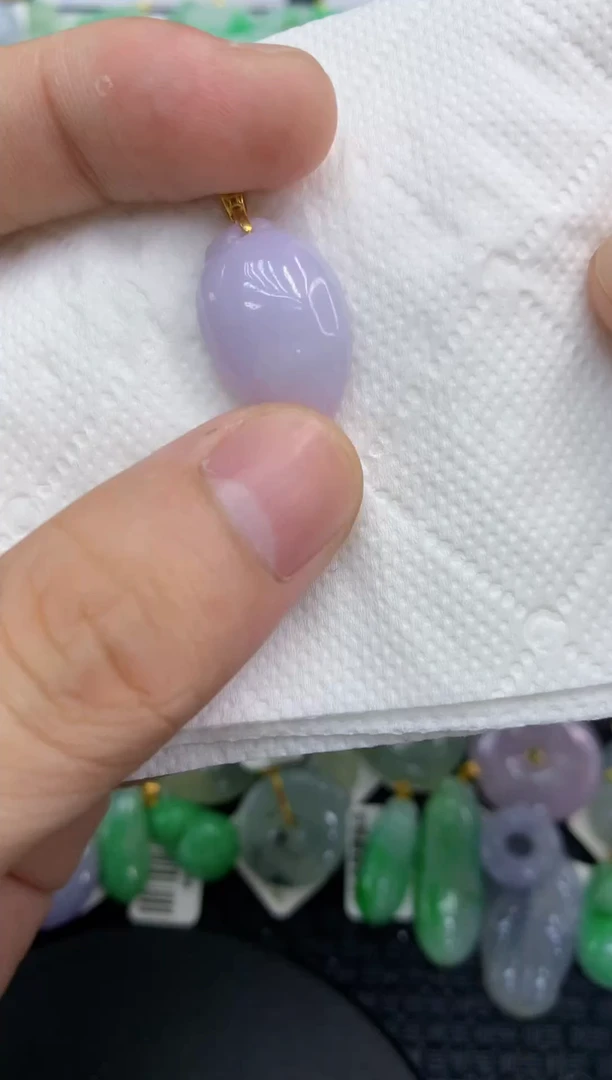 颈饰未镶嵌翡翠天然缅甸A货翡翠