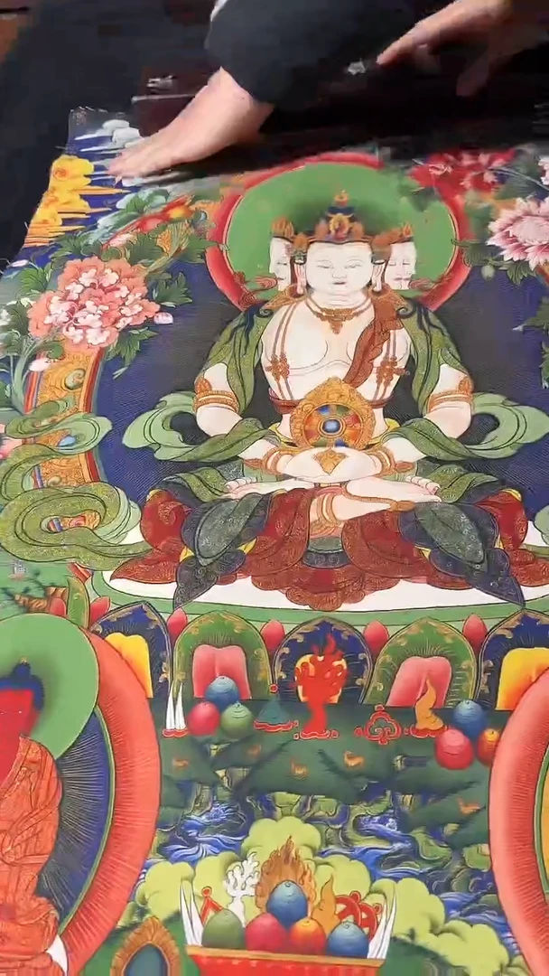 卷轴画藏式珍藏彩绘艺术馆120