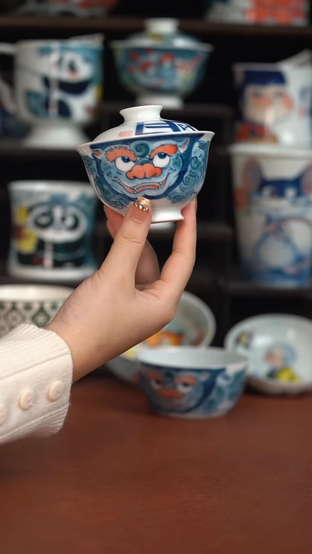 昨明貔貅盖碗（清仓福利）