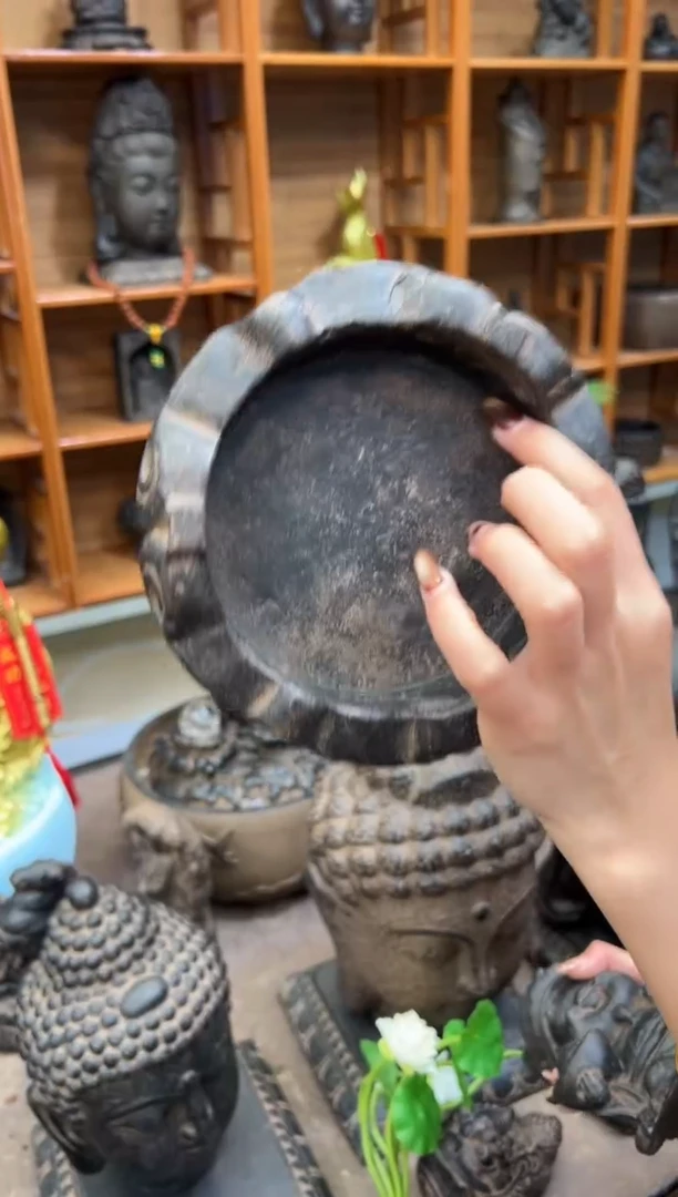 陶土【火山泥】金箍坛底座