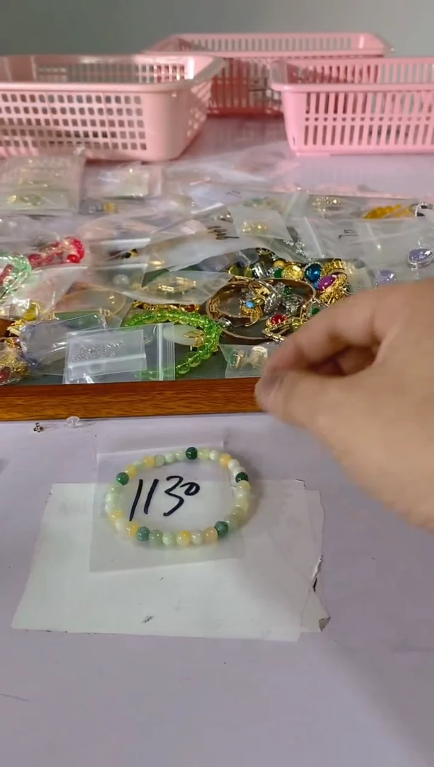 【闪购商品】水晶颈饰银S925镶嵌1130红宝，蓝宝，多样性发一件赠链