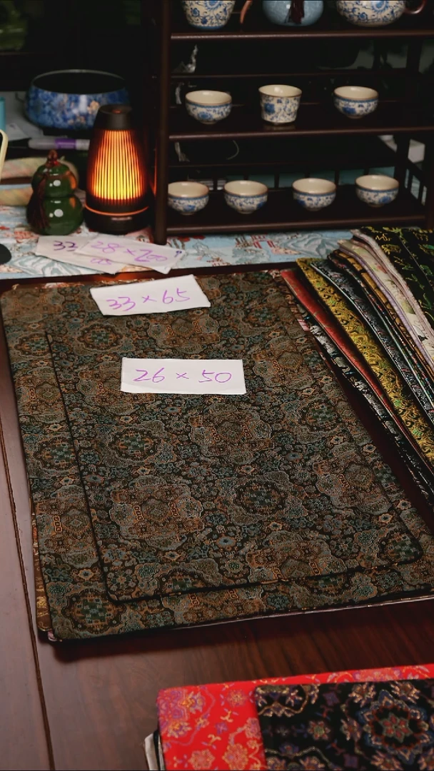 【云锦双面】中国风干泡织锦茶席33*65