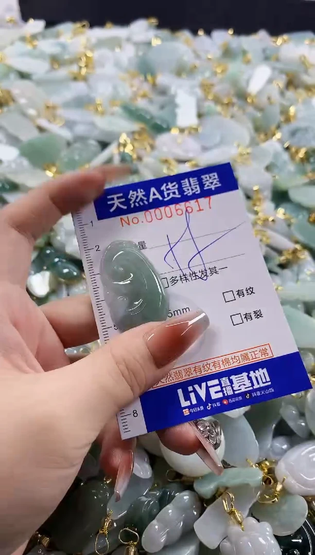 颈饰未镶嵌翡翠天然A货翡翠
