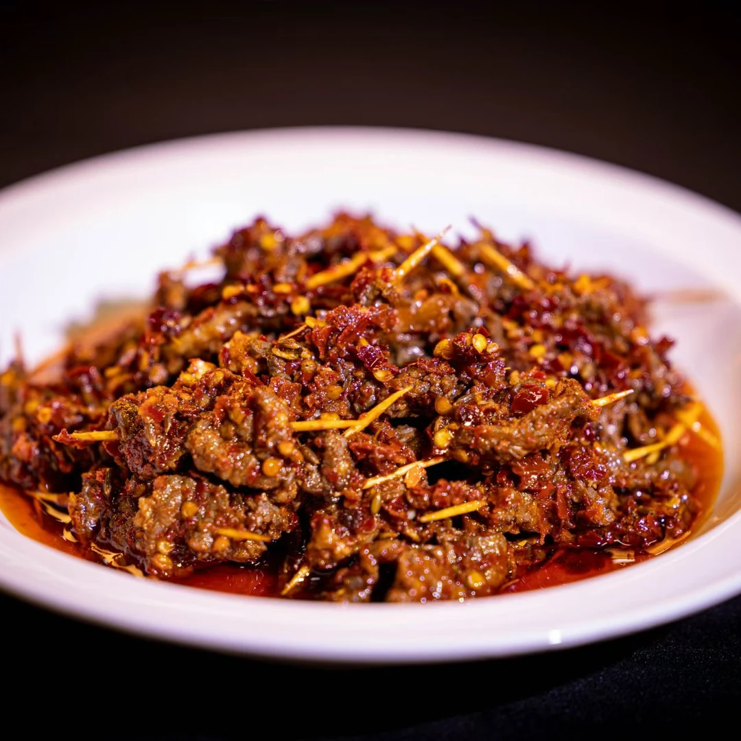 新化县卤之味小辣同学牙签牛肉。