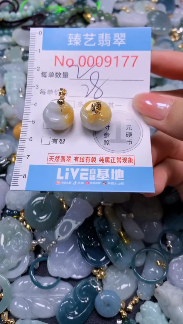 颈饰未镶嵌翡翠9177