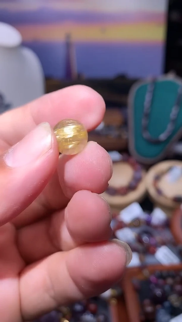 未镶嵌珠宝半成品水晶?****?板钛晶圆珠塔链