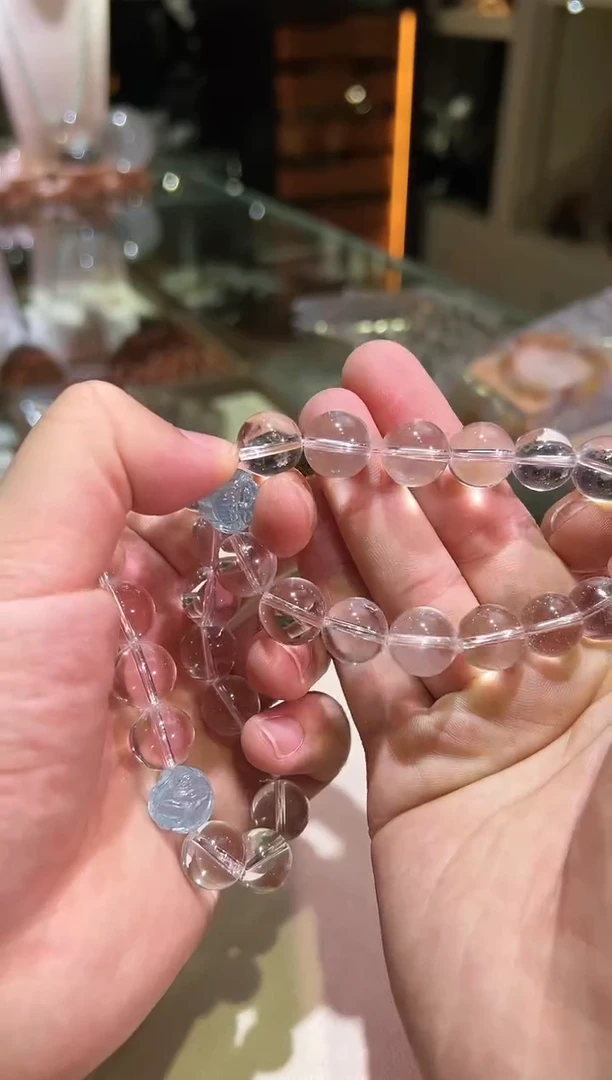 水晶手链未镶嵌13mm+露丝同款DIY（多样性发一）
