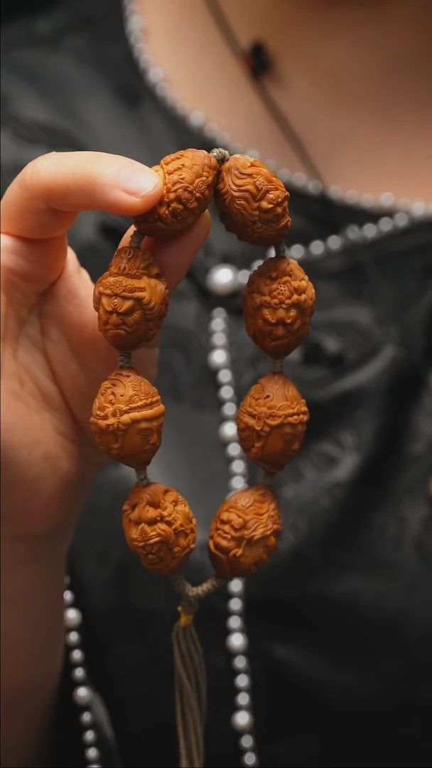 【闪购商品】橄榄核手串/手链三面万佛