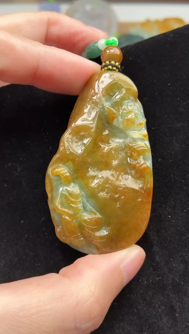 颈饰未镶嵌翡翠牌子