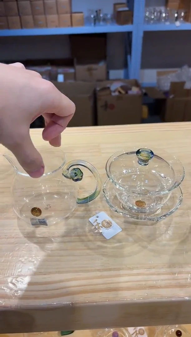 禾器-沁莲盖碗-迷翠+浮莲迷翠