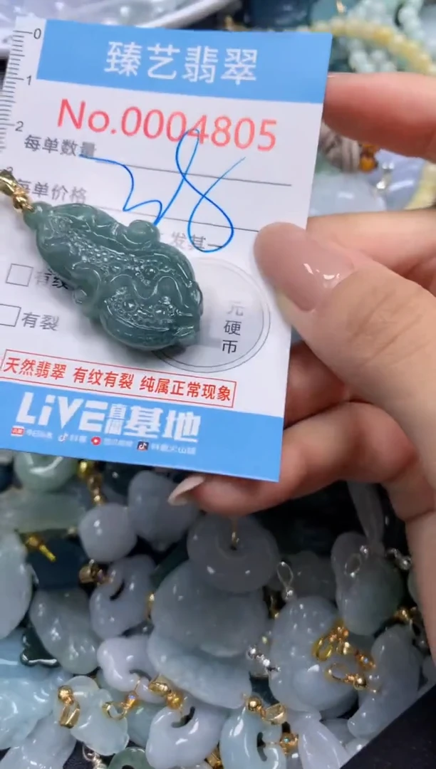 颈饰未镶嵌翡翠4805