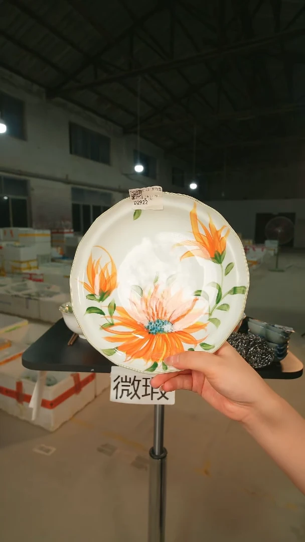 碗景德镇高温釉下手绘陶瓷