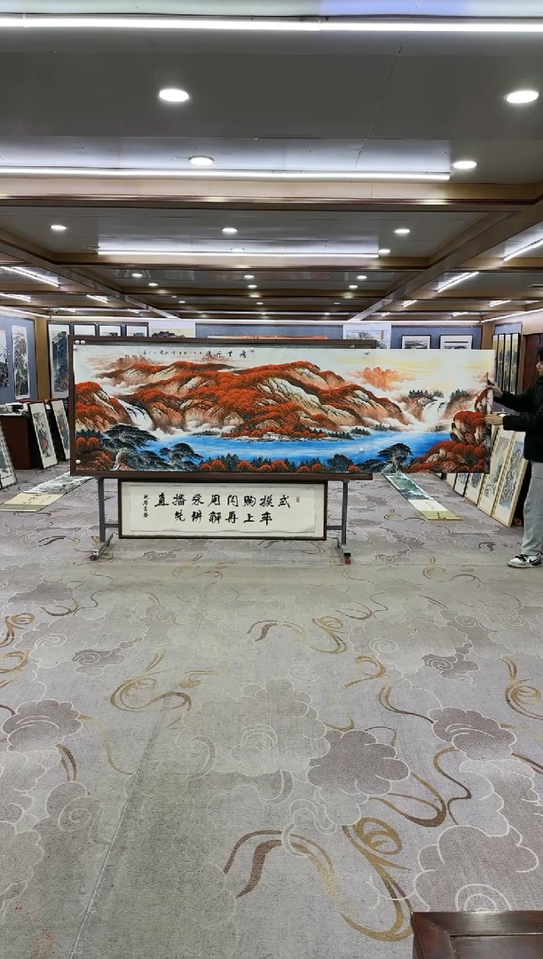 绘画Y-刘雪红-小丈二-山水画