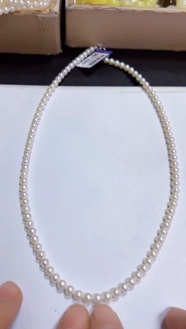 颈饰未镶嵌淡水珍珠项链4-5