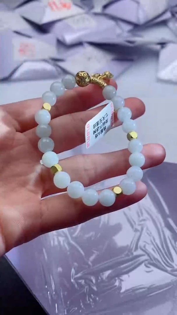 未镶嵌手串翡翠多样性发其一