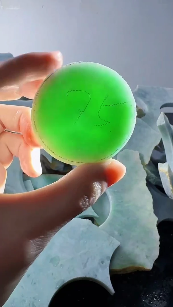 裸石翡翠缅甸翡翠A货文2111