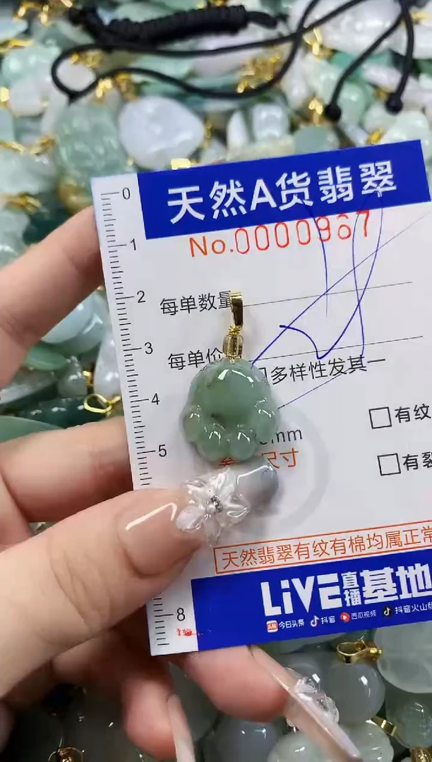 颈饰未镶嵌翡翠天然A货翡翠