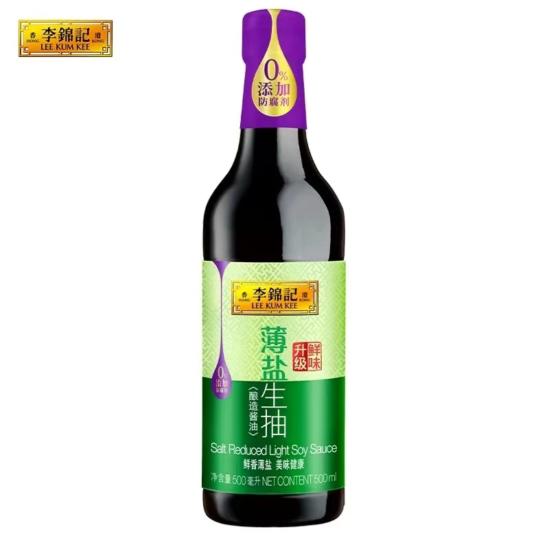 李锦记薄盐生抽 500ml/瓶