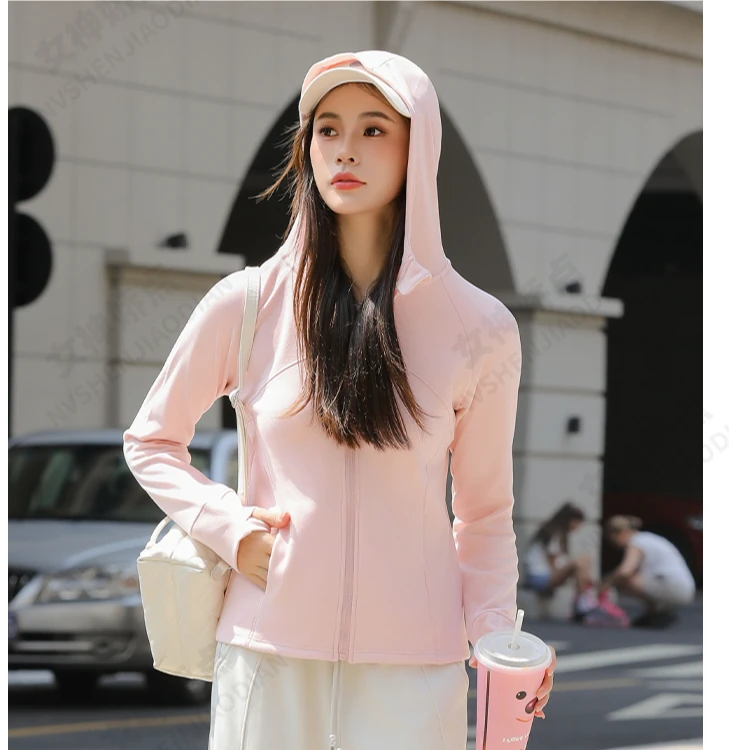 女士修身连帽外套T13