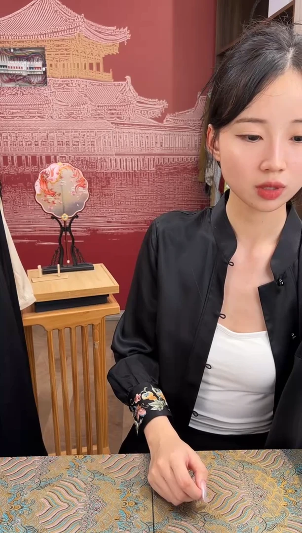 刺绣2XL 110-125 桑蚕丝衬衫