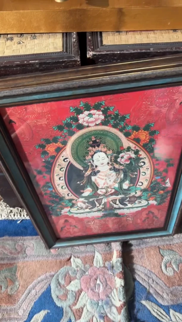 卷轴画卷轴画龙妹的唐卡tk160010101