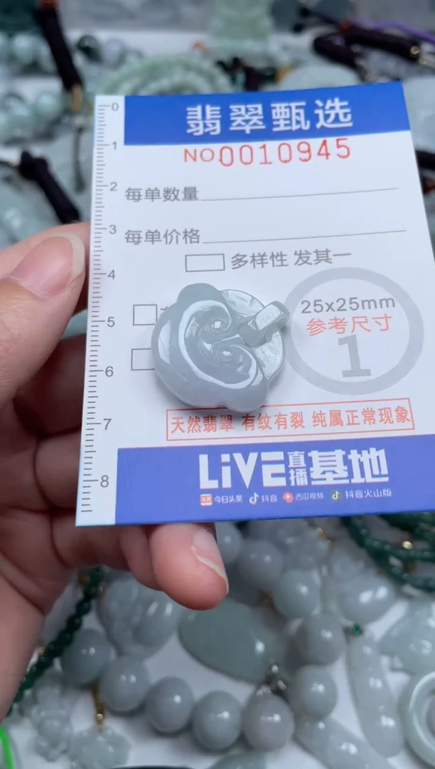 颈饰未镶嵌翡翠10945