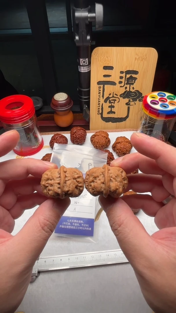 把件文玩核桃019平底锅金蝉子38+-全品无修