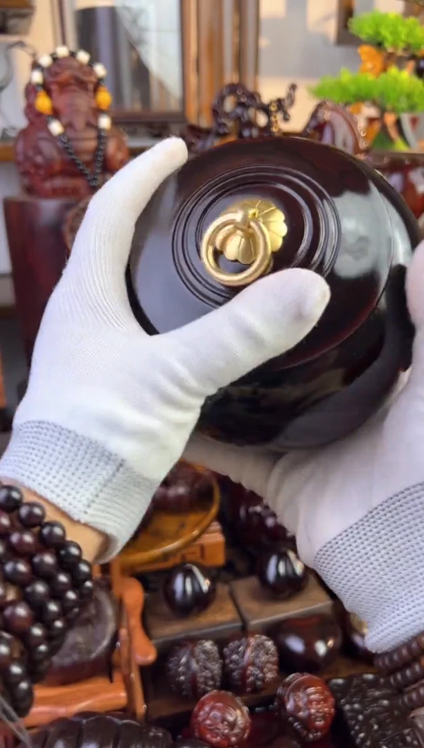 【闪购商品】檀香紫檀（小叶紫檀）素面茶叶罐