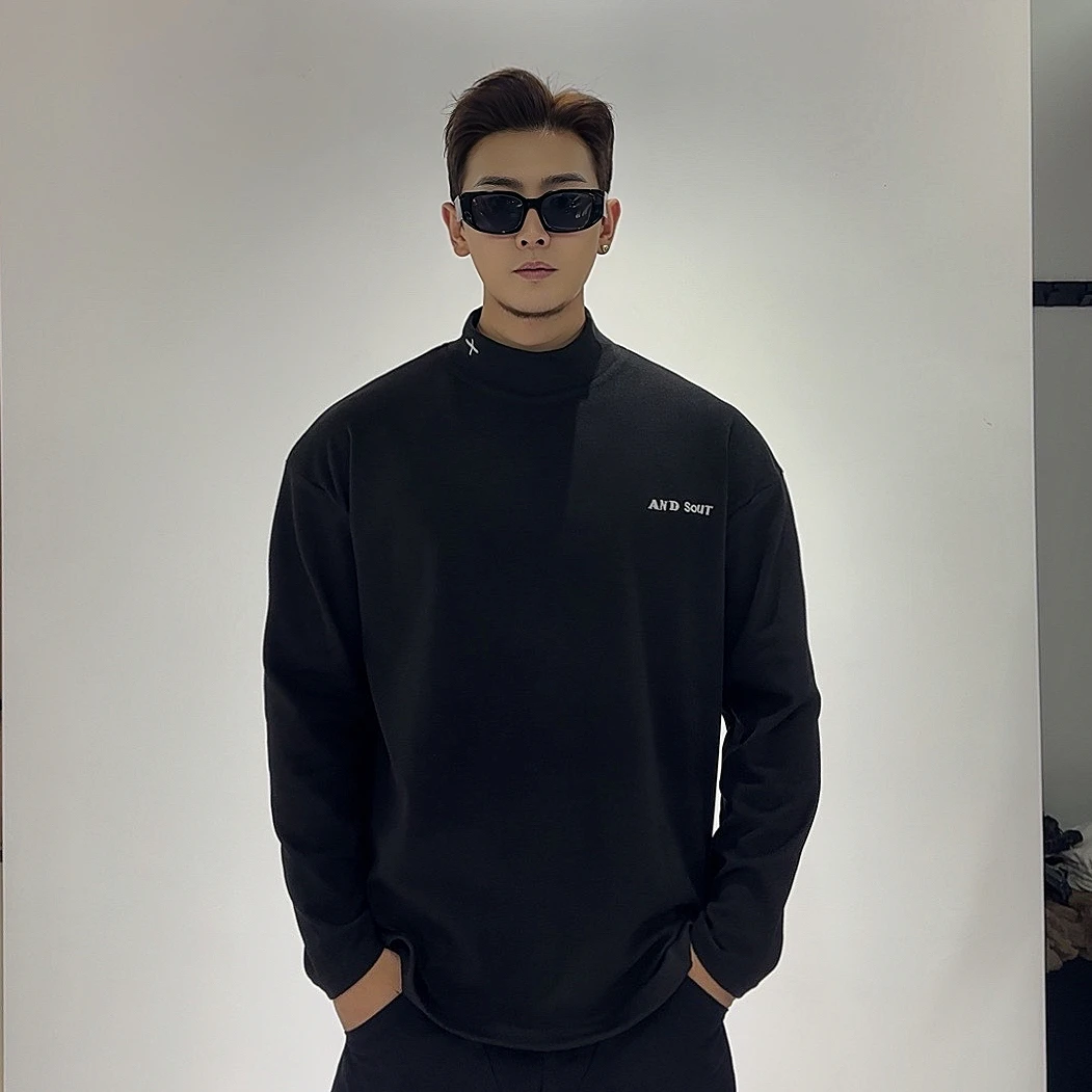 Zz2025年春季新款德绒打底衫长袖休闲