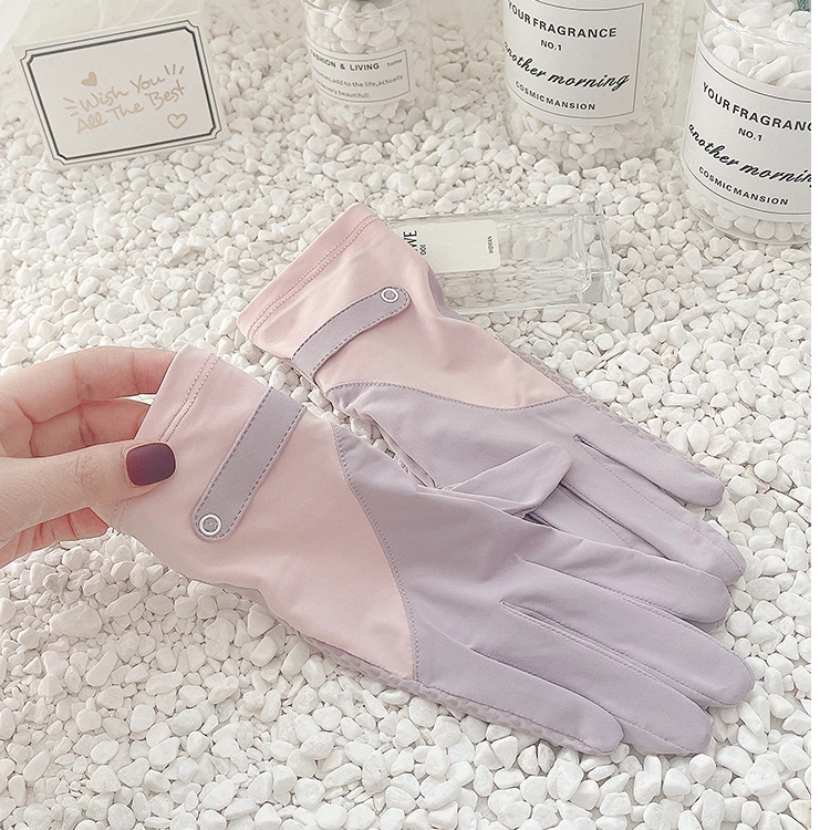 防晒手套女防紫外线司机冰丝触屏户外防滑自行车夏季薄款开车骑行