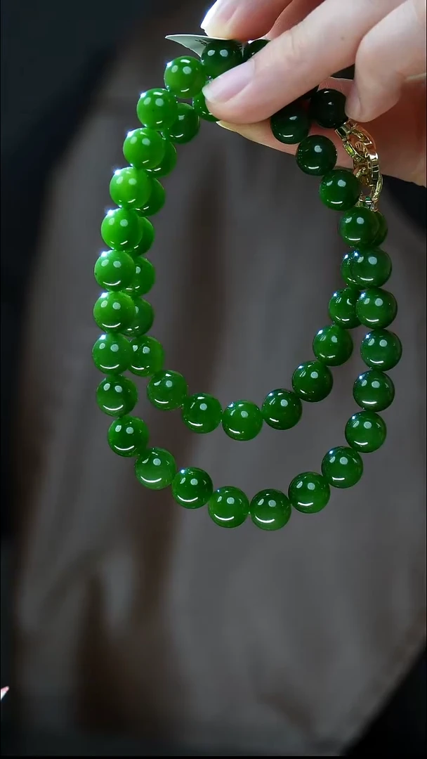 项链未镶嵌和田玉（碧玉）26