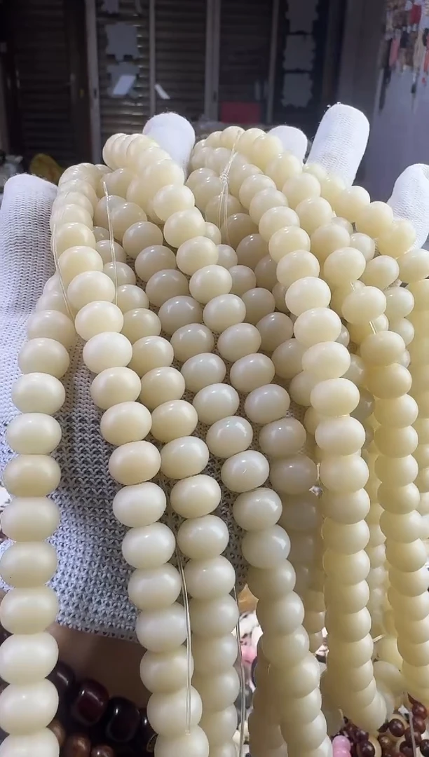 【闪购商品】菩提根/象牙果手串乳白色多圈菩提