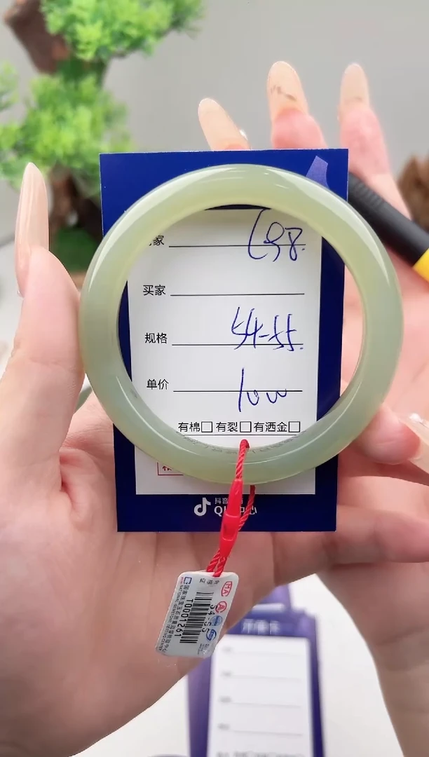 未镶嵌手镯和田玉微色差C98