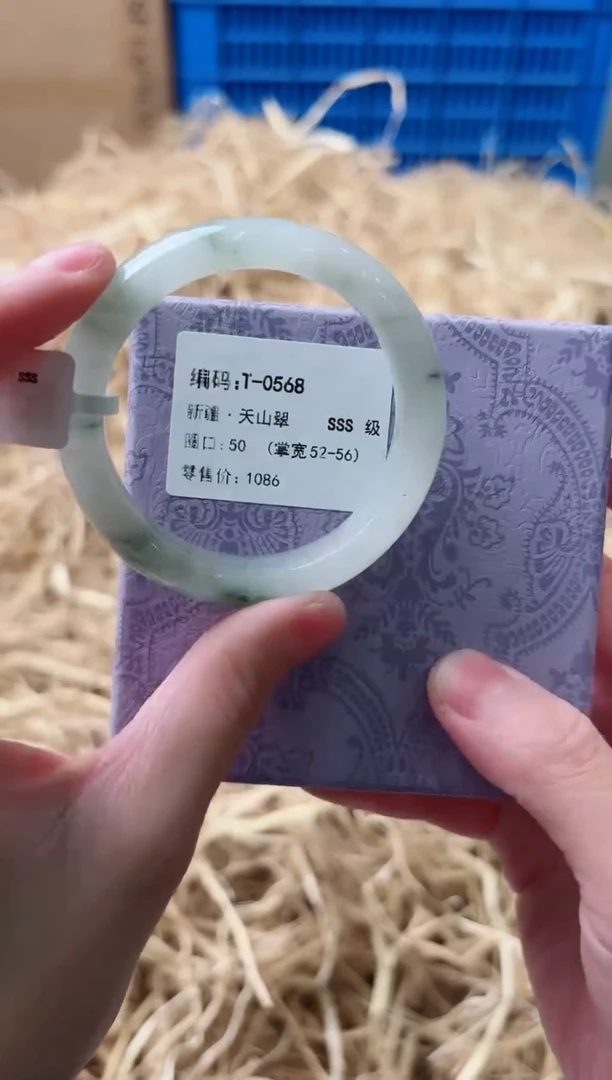 未镶嵌手镯石英质玉T-0568