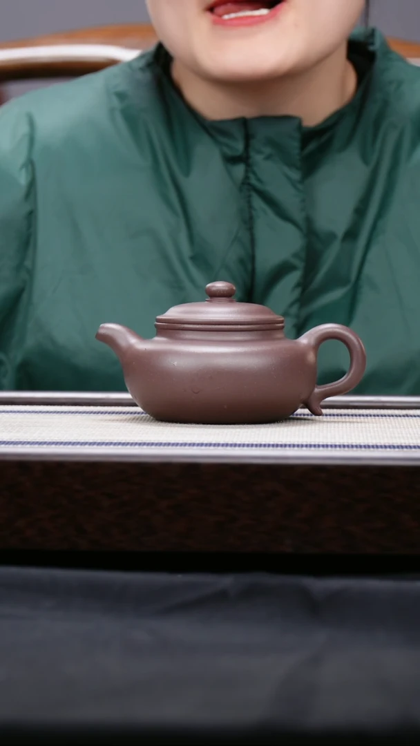 【闪购商品】紫砂茶壶四号井低槽青 大仿古壶