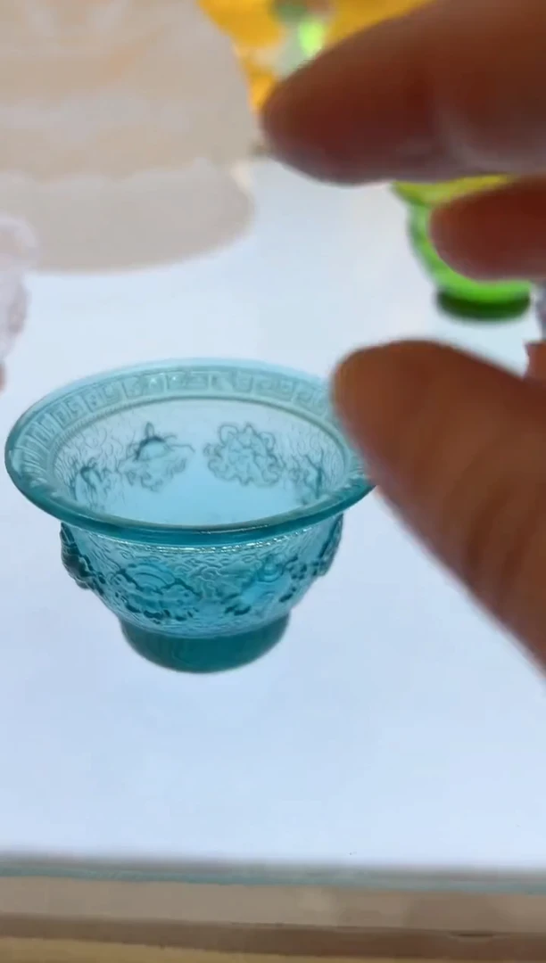 【闪购商品】茶宠匠门琉璃钴蓝供碗