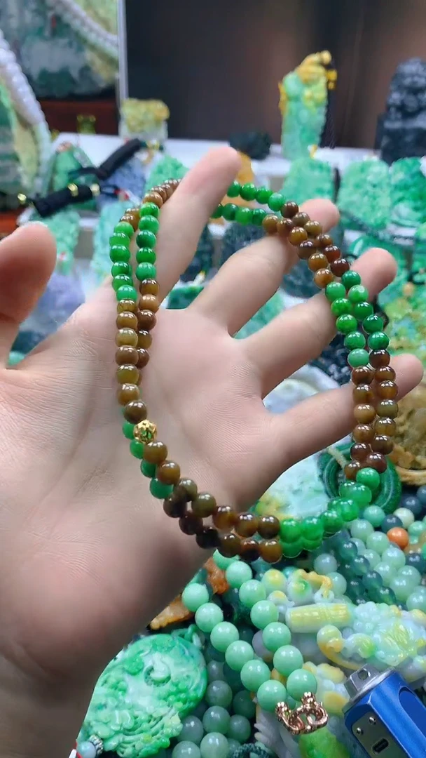 颈饰未镶嵌翡翠天然缅甸a货翡翠