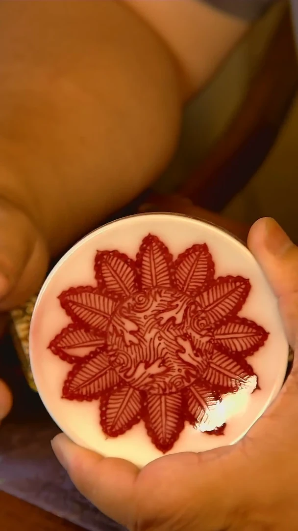 杯手工手绘杯杯很美丽