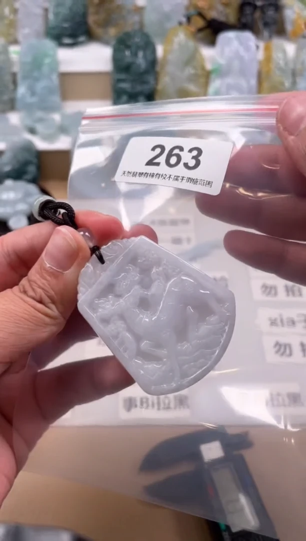 【闪购商品】翡翠颈饰未镶嵌天然缅甸A货翡翠263