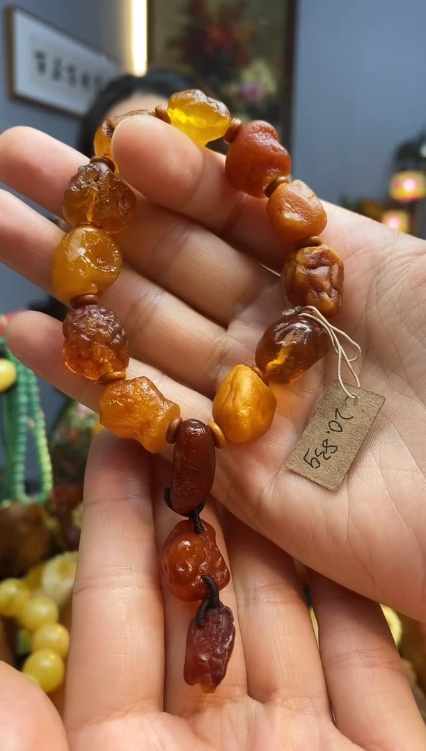 手串琥珀未镶嵌一****️手串
