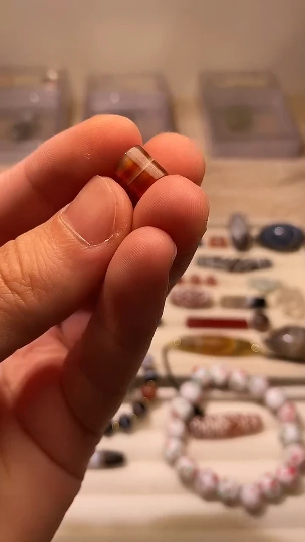 未镶嵌玛瑙/玉髓珠宝奇石板 西亚 一线 9.4x7.7