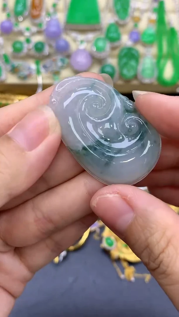 颈饰未镶嵌翡翠391-中国好珍宝