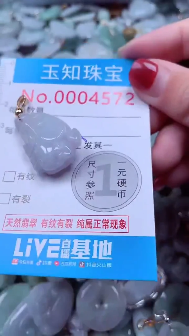 吊坠(不含链)未镶嵌翡翠4572