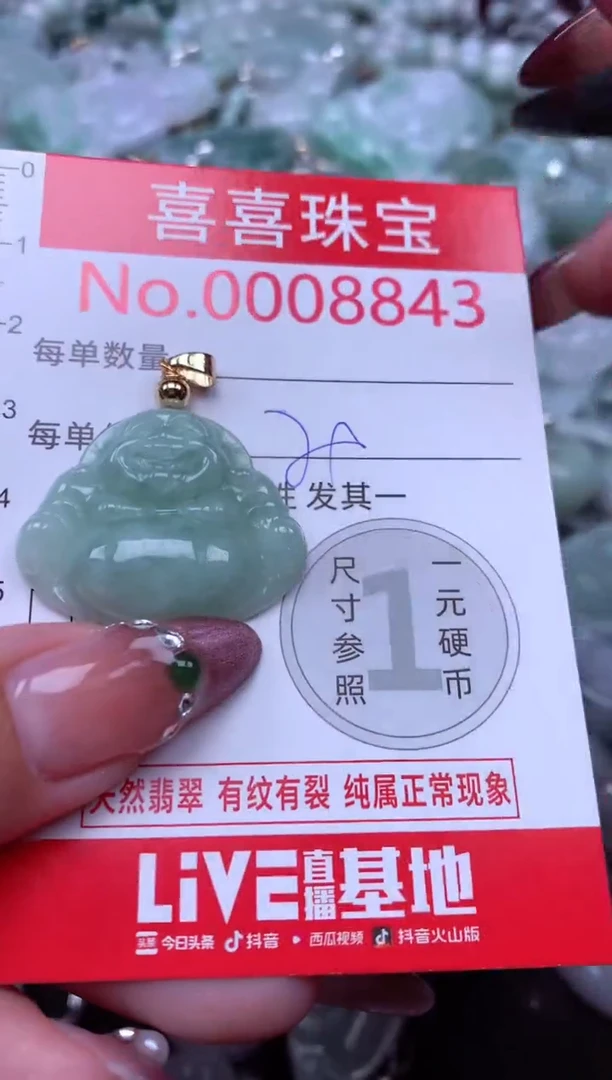 颈饰未镶嵌翡翠8843